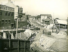 Lavender Bay Station - under construction